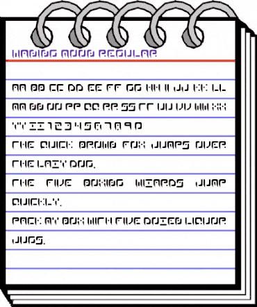 Waning Moon Regular animated font preview