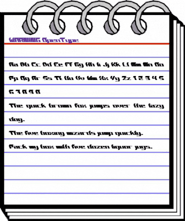 WARNING Regular animated font preview