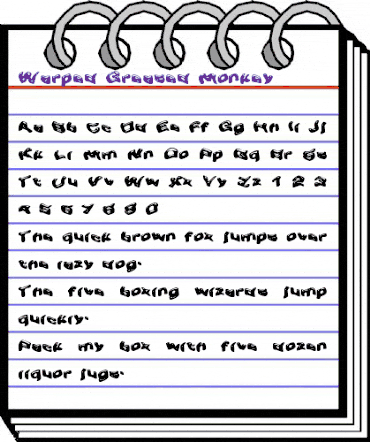 Warped Greased Monkey Warped Greased Monkey animated font preview Warped Greased Monkey Warped Greased Monkey animated font preview