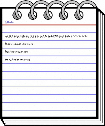 Wattermellon Regular animated font preview