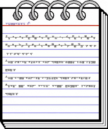 wavefont Thin animated font preview