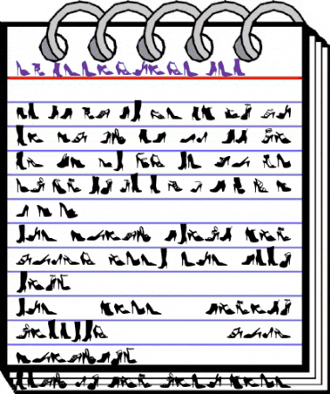 WC Fetishist Bta Regular animated font preview