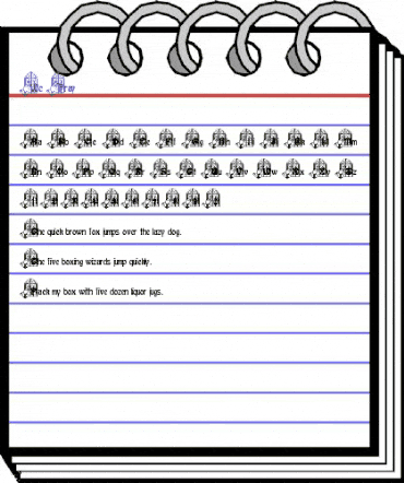 We Pray Regular animated font preview