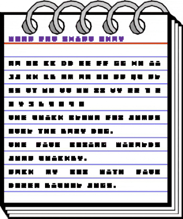 WEAR FAT SHIRT Okay animated font preview