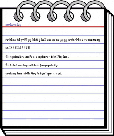 Wednesday Regular animated font preview