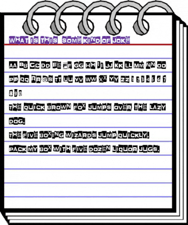 What is this -some kind of joke Regular animated font preview