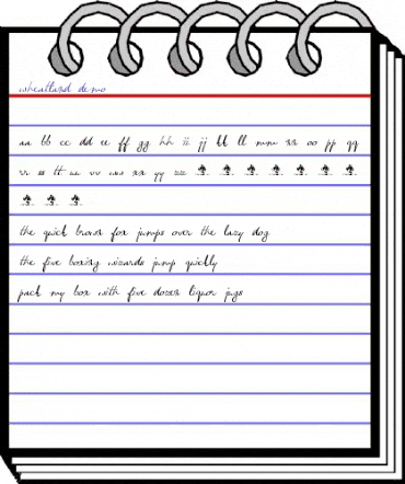 wheatland-demo Regular animated font preview