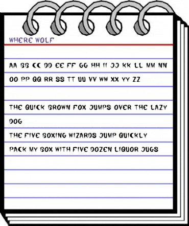 where wolf Regular animated font preview where wolf Regular animated font preview