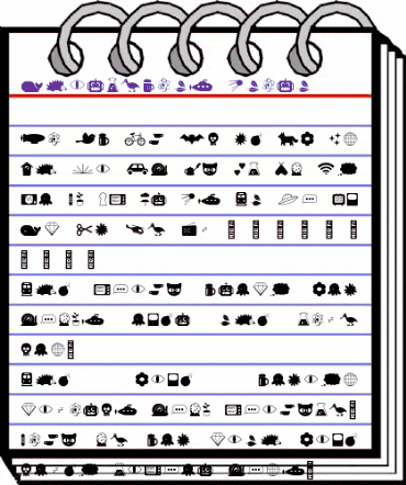 Whirlybats Start animated font preview