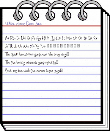 White Honey Demo Sans animated font preview White Honey Demo Sans animated font preview