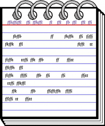 Whitenights LT Std BoldItLig Regular animated font preview