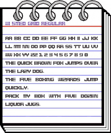 wi/5Med Grid Regular animated font preview