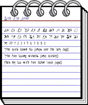 Wide Eye Fucker Regular animated font preview Wide Eye Fucker Regular animated font preview