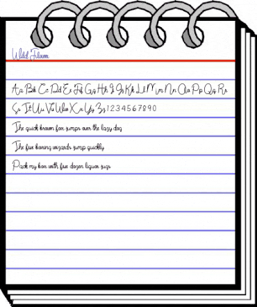 Wild Flower Bold animated font preview Wild Flower Bold animated font preview