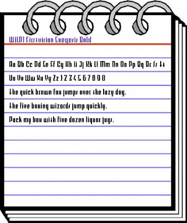 WILD1 Firstvision Exegesis Bold animated font preview WILD1 Firstvision Exegesis Bold animated font preview