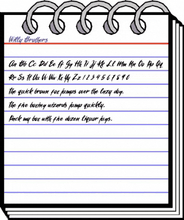 Willy Brothers Willy Brothers animated font preview Willy Brothers Willy Brothers animated font preview