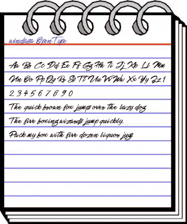 windasa Regular animated font preview