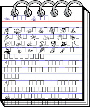 Winter Days Regular animated font preview