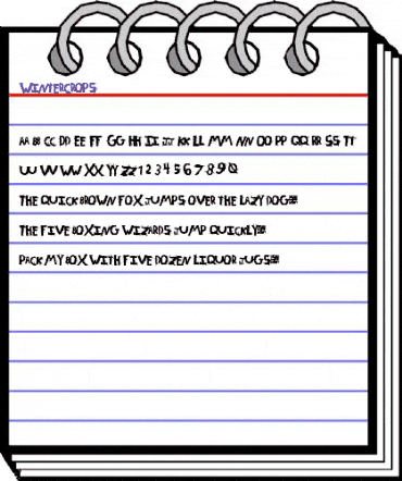 WinterCrops Regular animated font preview WinterCrops Regular animated font preview