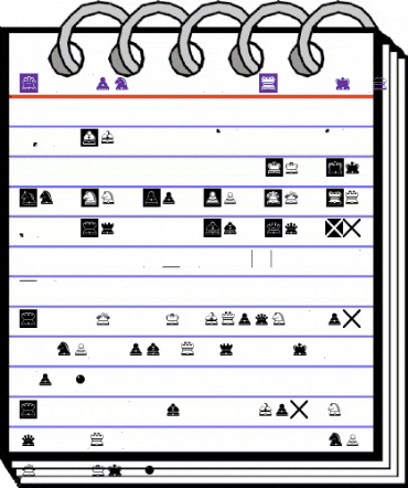 Wisdom Chess Regular animated font preview