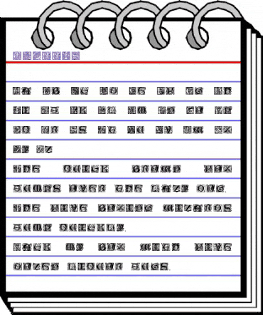 William Morris Initials Regular animated font preview