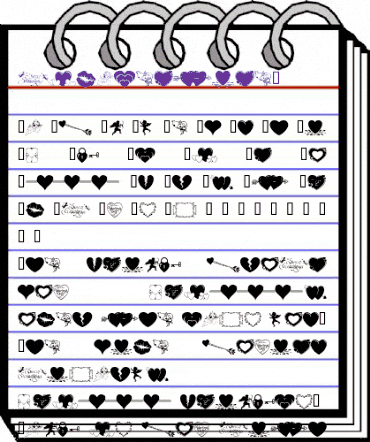 wmvalentine1 Regular animated font preview