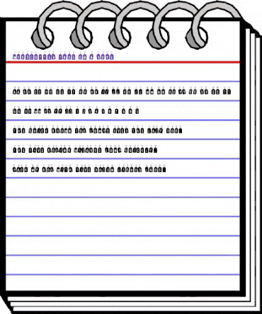 Woodcutter Tags on a Rope Regular animated font preview