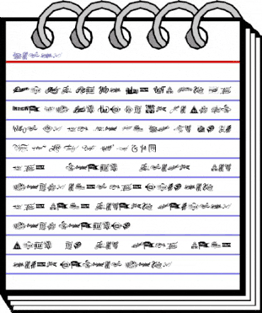 Words Regular animated font preview