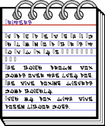 Writers Regular animated font preview