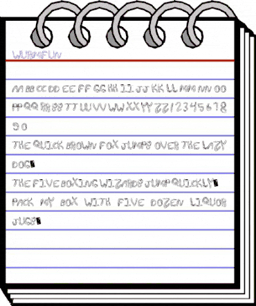 WurmFun Regular animated font preview
