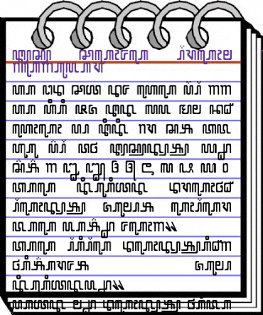 X Code from East Regular animated font preview