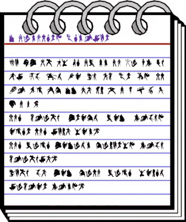 X-Fighters Regular animated font preview