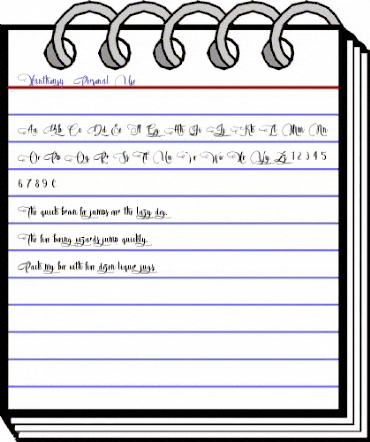 Xanthousy - Personal Use Regular animated font preview