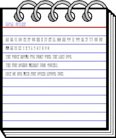 XAyax Outline Regular animated font preview XAyax Outline Regular animated font preview