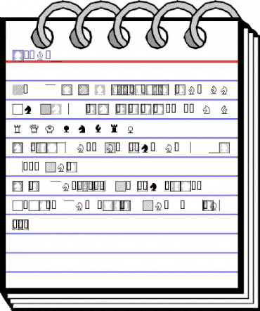 XChessNut Regular animated font preview XChessNut Regular animated font preview