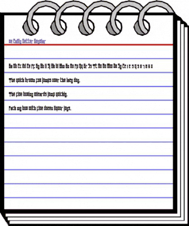 xe Callig Better Regular animated font preview