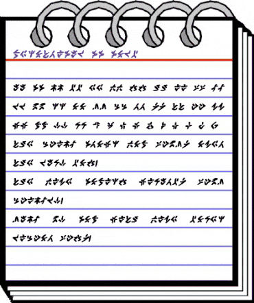 XenoTribal BB Bold animated font preview