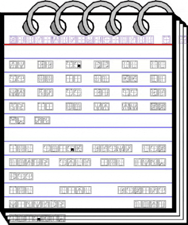 XperimentypoThree-C-Square Regular animated font preview