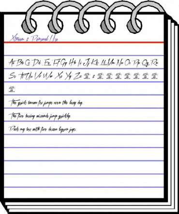 Xtreem 2 Personal Use Regular animated font preview