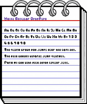 Yashi Regular animated font preview