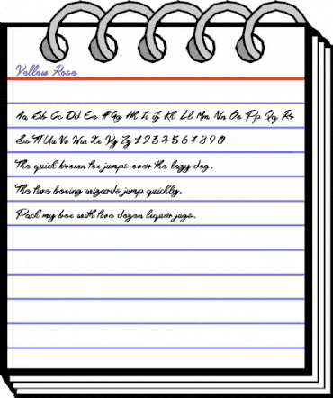 Yellow Rose Regular animated font preview