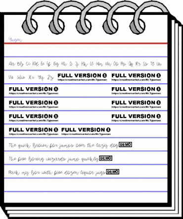 Yugen Regular animated font preview