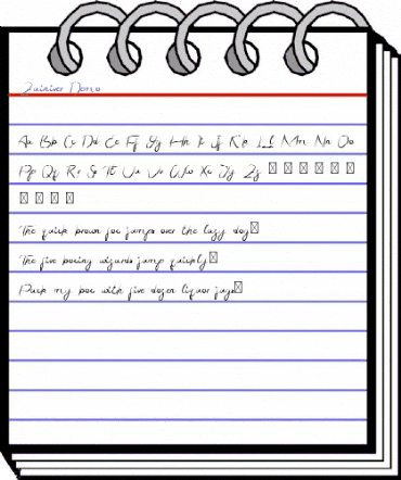 Zainiver Demo Regular animated font preview