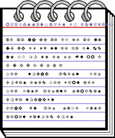 ZapfEssentials LT Ornaments Regular animated font preview