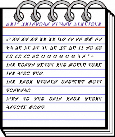 Zeta Reticuli Italic Italic animated font preview