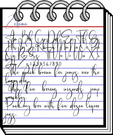 Zettama Regular animated font preview