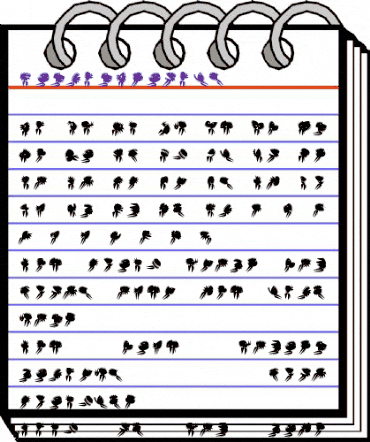 ZigzagAnimals Regular animated font preview