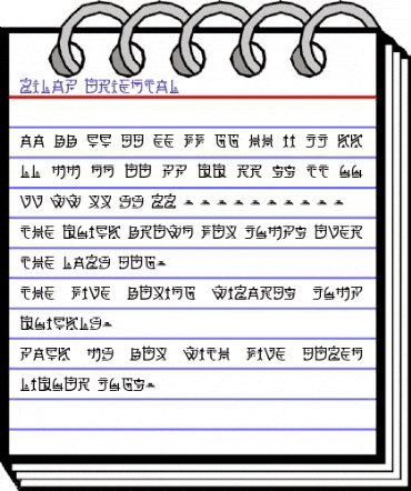 Zilap Oriental Regular animated font preview