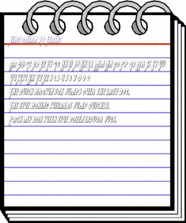 Zirconian 3D Italic Italic animated font preview