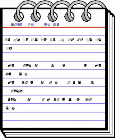 Zodiac Signs Regular animated font preview